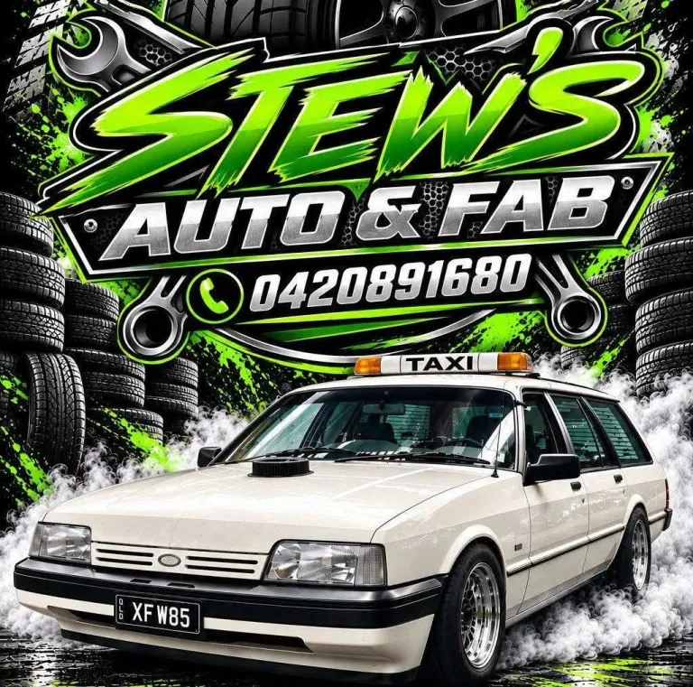 Stew's Auto & Fab artwork